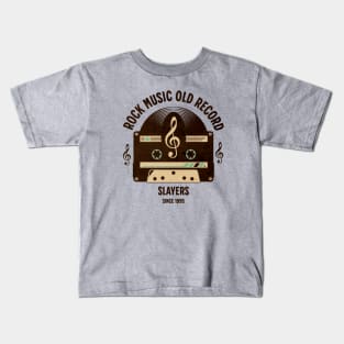 vintage cassette old music record b3 Kids T-Shirt